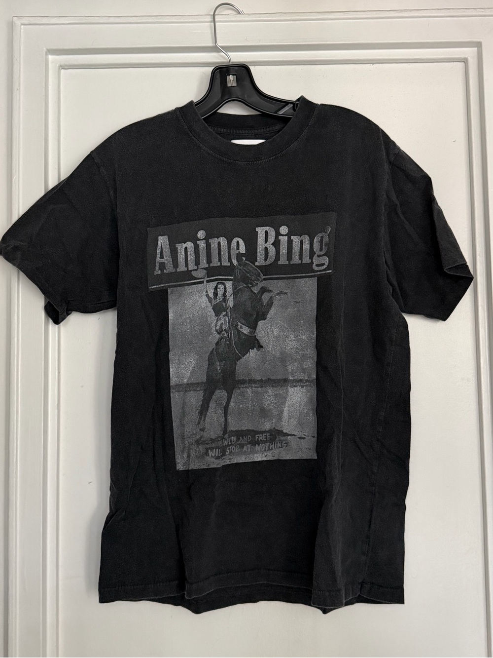 Anine Bing Western Logo T Shirt